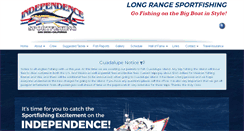Desktop Screenshot of independencesportfishing.com